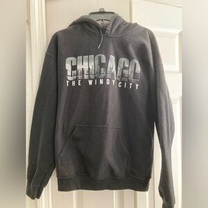 Gildan Black Chicago Sweatshirt